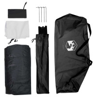 Produktbild för Campingtält med tak 185T Polyester med PU-beläggning