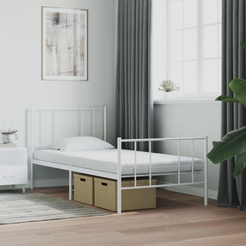 vidaXL Skummadrass 75 x 190 cm Vit