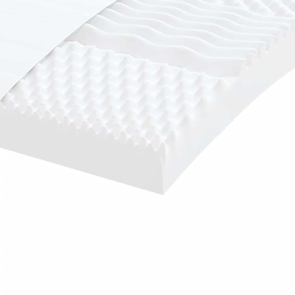 Produktbild för Skummadrass 75 x 190 cm Vit