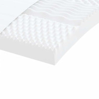 Produktbild för Skummadrass 75 x 190 cm Vit