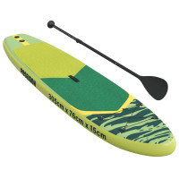 Produktbild för Uppblåsbar Stand Up Paddle Board POSEIDON 305 x 76 x 15 cm Grön