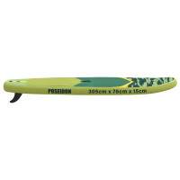 Produktbild för Uppblåsbar Stand Up Paddle Board POSEIDON 305 x 76 x 15 cm Grön