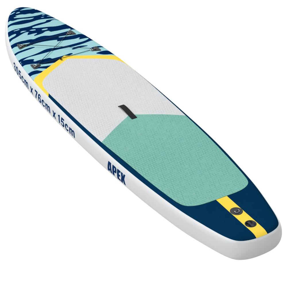 Produktbild för Uppblåsbar Stand Up Paddle Board APEX 305 x 76 x 15 cm Blå för