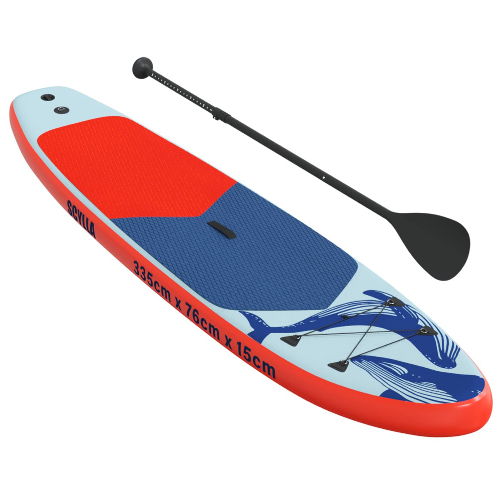 Produktbild för Uppblåsbar Stand Up Paddle Board SCYLLA 335 x 76 x 15 cm Blå