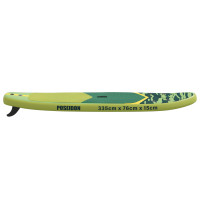 Produktbild för Uppblåsbar Stand Up Paddle Board POSEIDON Grön 335 x 76 x 15 cm