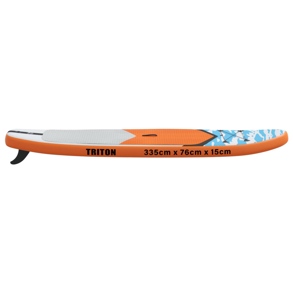 Produktbild för Uppblåsbar Stand Up Paddle Board TRITON 335 x 76 x 15 cm Blå