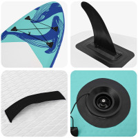 Produktbild för Inflaterbart Stand Up Paddle Board HYDROS 366 x 81 x 15 cm för