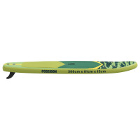 Produktbild för Uppblåsbar Stand Up Paddle Board POSEIDON 366 x 81 x 15 cm Grön
