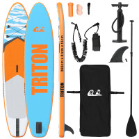 Produktbild för Uppblåsbar Stand Up Paddle Board TRITON 366 x 81 x 15 cm Blå