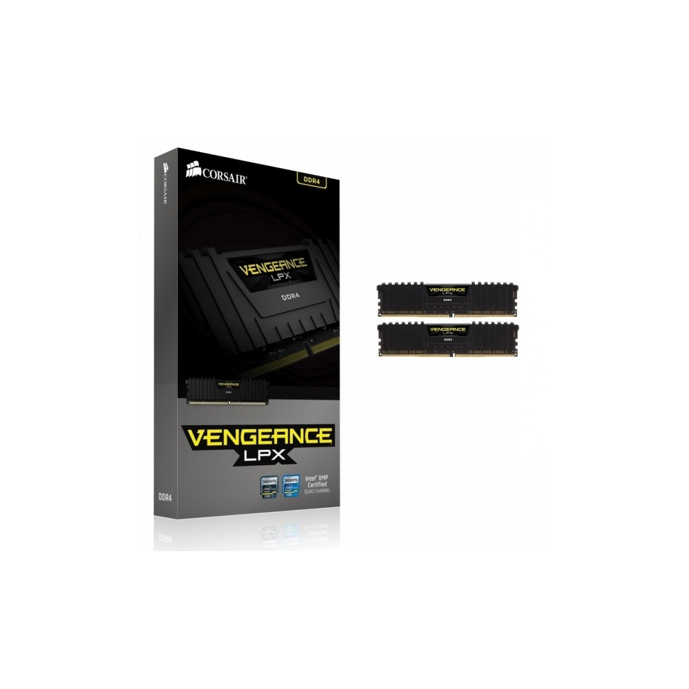 Produktbild för CORSAIR Vengeance LPX - DDR4 - sats - 16 GB: 2 x 8 GB - DIMM 288-pin - 2133 MHz / PC4-17000 - ej buffrad