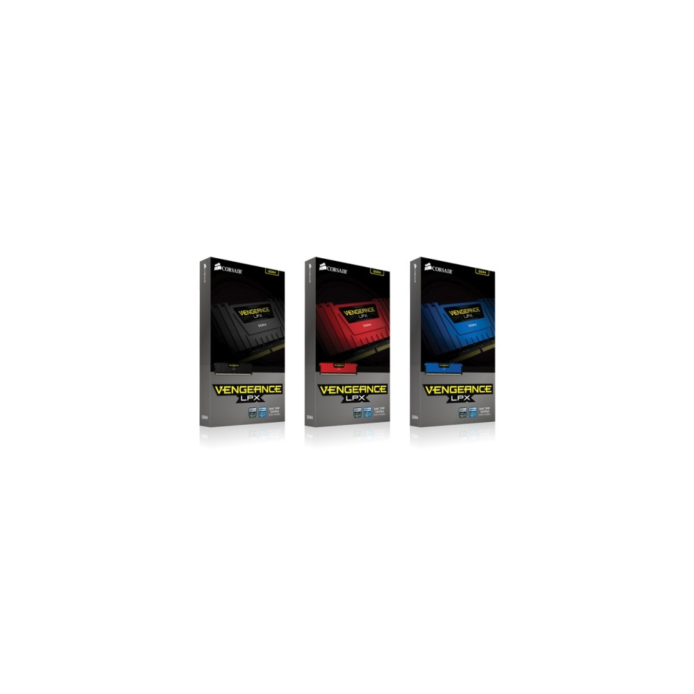 Produktbild för CORSAIR Vengeance LPX - DDR4 - sats - 16 GB: 2 x 8 GB - DIMM 288-pin - 2133 MHz / PC4-17000 - ej buffrad