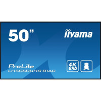Produktbild för iiyama ProLite LH5060UHS-B1AG 50" Klass (49.5" visbar) LED-bakgrundsbelyst LCD-skärm - 4K - för digital skyltning