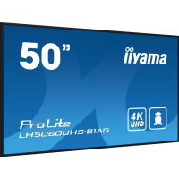 Produktbild för iiyama ProLite LH5060UHS-B1AG 50" Klass (49.5" visbar) LED-bakgrundsbelyst LCD-skärm - 4K - för digital skyltning