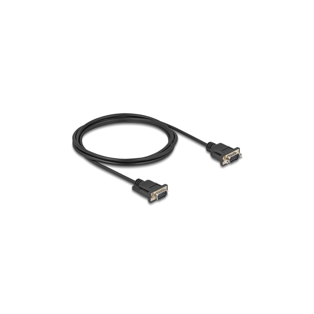 Produktbild för Delock - seriell kabel - DB-9 till DB-9 - 2 m