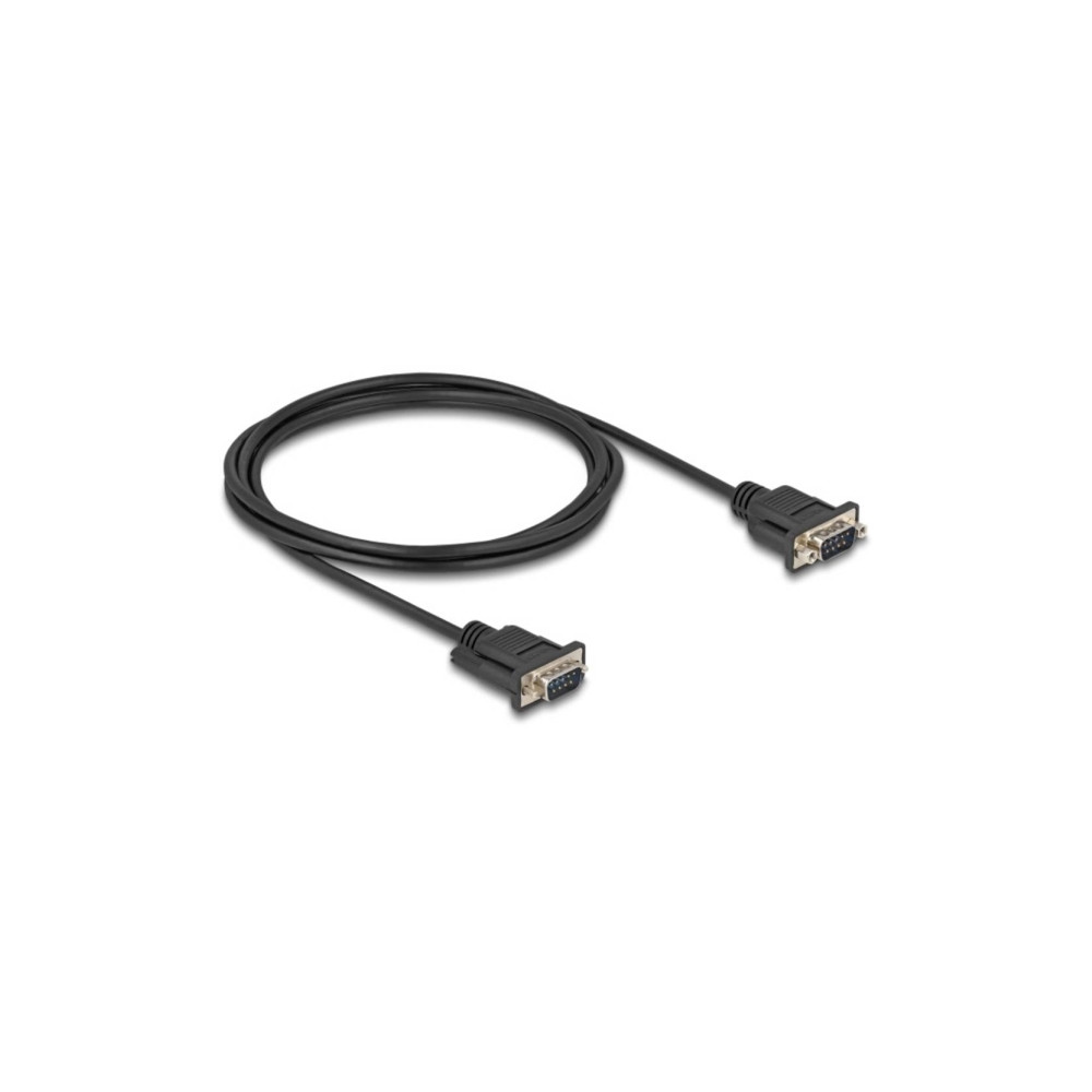 Produktbild för Delock - seriell kabel - DB-9 till DB-9 - 2 m