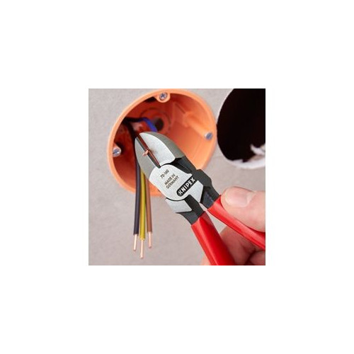 Knipex Knipex KP-7002160, Handdriven kabelavbitare, Blå, Röd, Stål,...