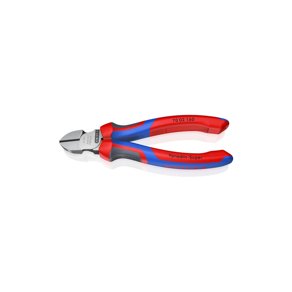 Produktbild för Knipex KP-7002160, Handdriven kabelavbitare, Blå, Röd, Stål,...