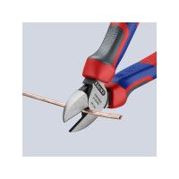 Produktbild för Knipex KP-7002160, Handdriven kabelavbitare, Blå, Röd, Stål,...