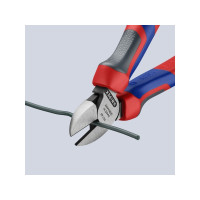Produktbild för Knipex KP-7002160, Handdriven kabelavbitare, Blå, Röd, Stål,...