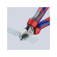 Produktbild för Knipex KP-7002160, Handdriven kabelavbitare, Blå, Röd, Stål,...