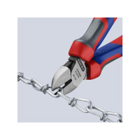 Produktbild för Knipex KP-7002160, Handdriven kabelavbitare, Blå, Röd, Stål,...