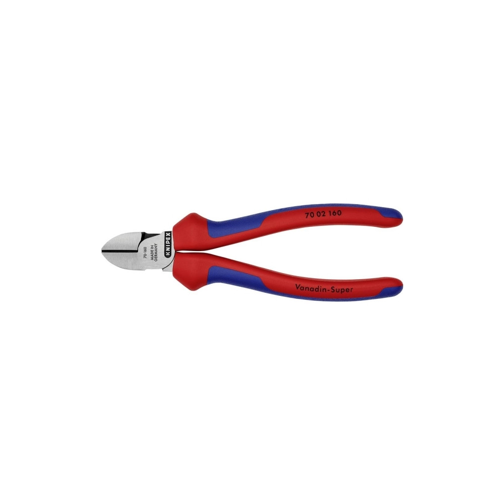 Produktbild för Knipex KP-7002160, Handdriven kabelavbitare, Blå, Röd, Stål,...