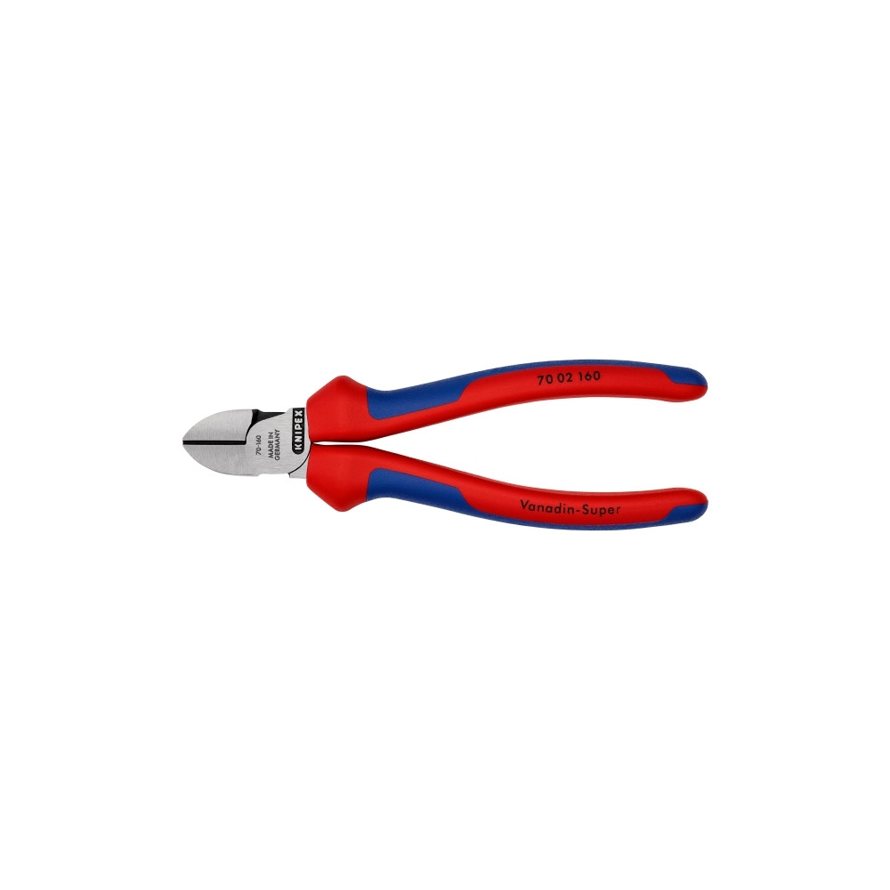Produktbild för Knipex KP-7002160, Handdriven kabelavbitare, Blå, Röd, Stål,...