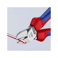 Produktbild för Knipex KP-7002160, Handdriven kabelavbitare, Blå, Röd, Stål,...