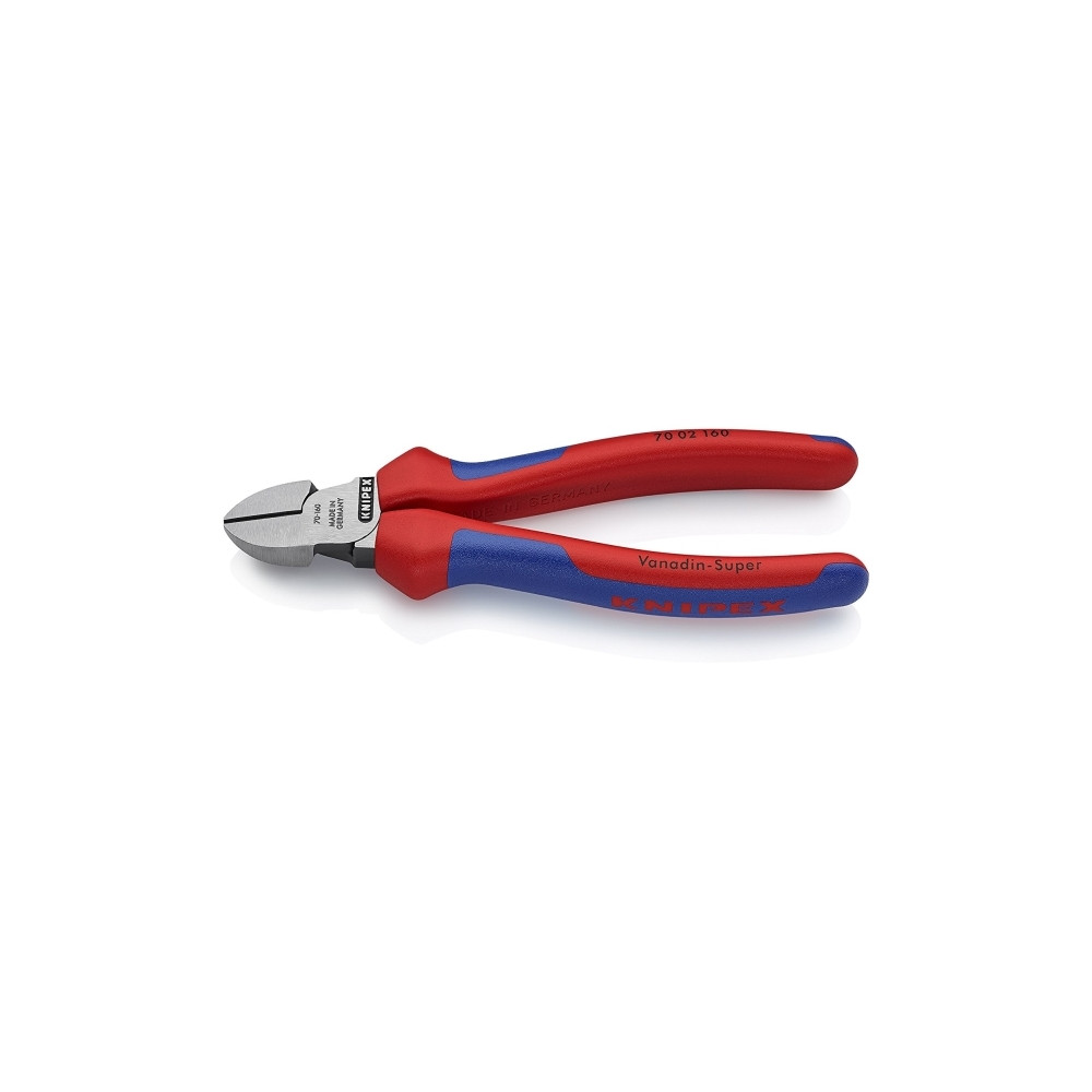Produktbild för Knipex KP-7002160, Handdriven kabelavbitare, Blå, Röd, Stål,...
