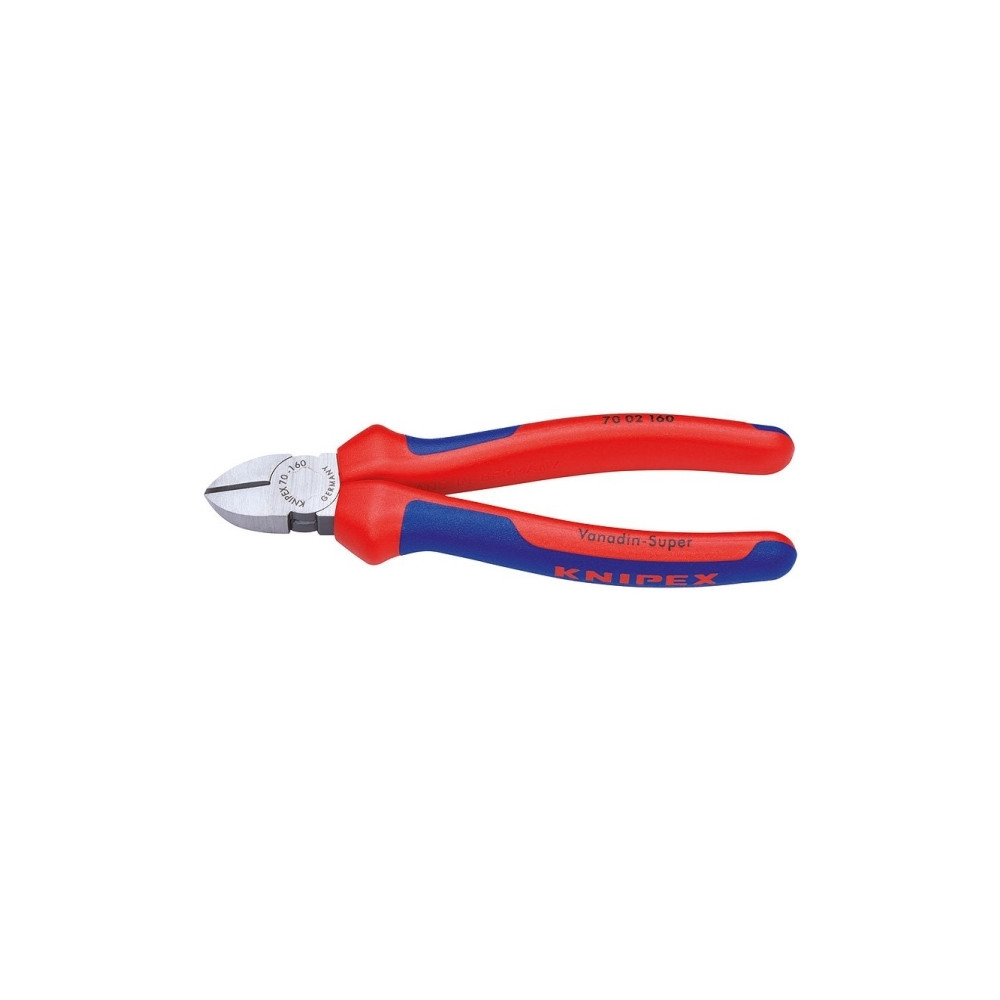 Produktbild för Knipex KP-7002160, Handdriven kabelavbitare, Blå, Röd, Stål,...