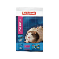 Produktbild för Beaphar Care+, Granulat, 700 g, Rotte, Omega-3, Omega-6, vit...