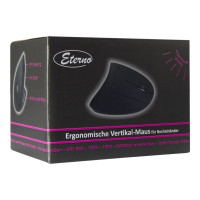 Produktbild för Inter-Tech Eterno KM-206WR - vertikal - vertikal mus - USB 2.0