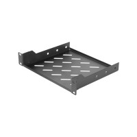 Produktbild för Digitus DN-10-TRAY-2-B - hylla för rack - 1U