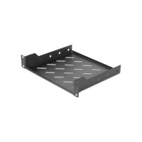 Produktbild för Digitus DN-10-TRAY-2-B - hylla för rack - 1U