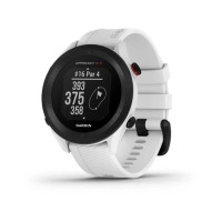 Produktbild för Garmin Approach S12 - vit - sportklocka med rem - 125 MB