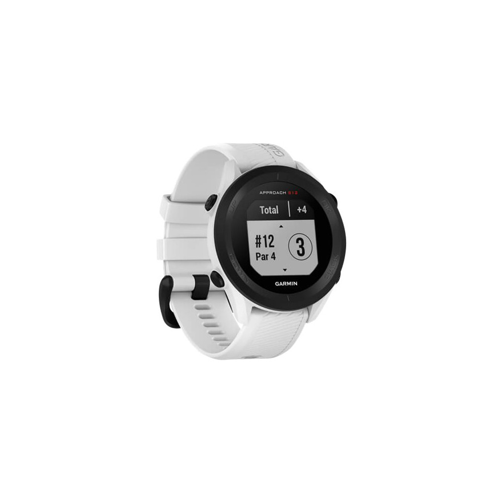 Produktbild för Garmin Approach S12 - vit - sportklocka med rem - 125 MB