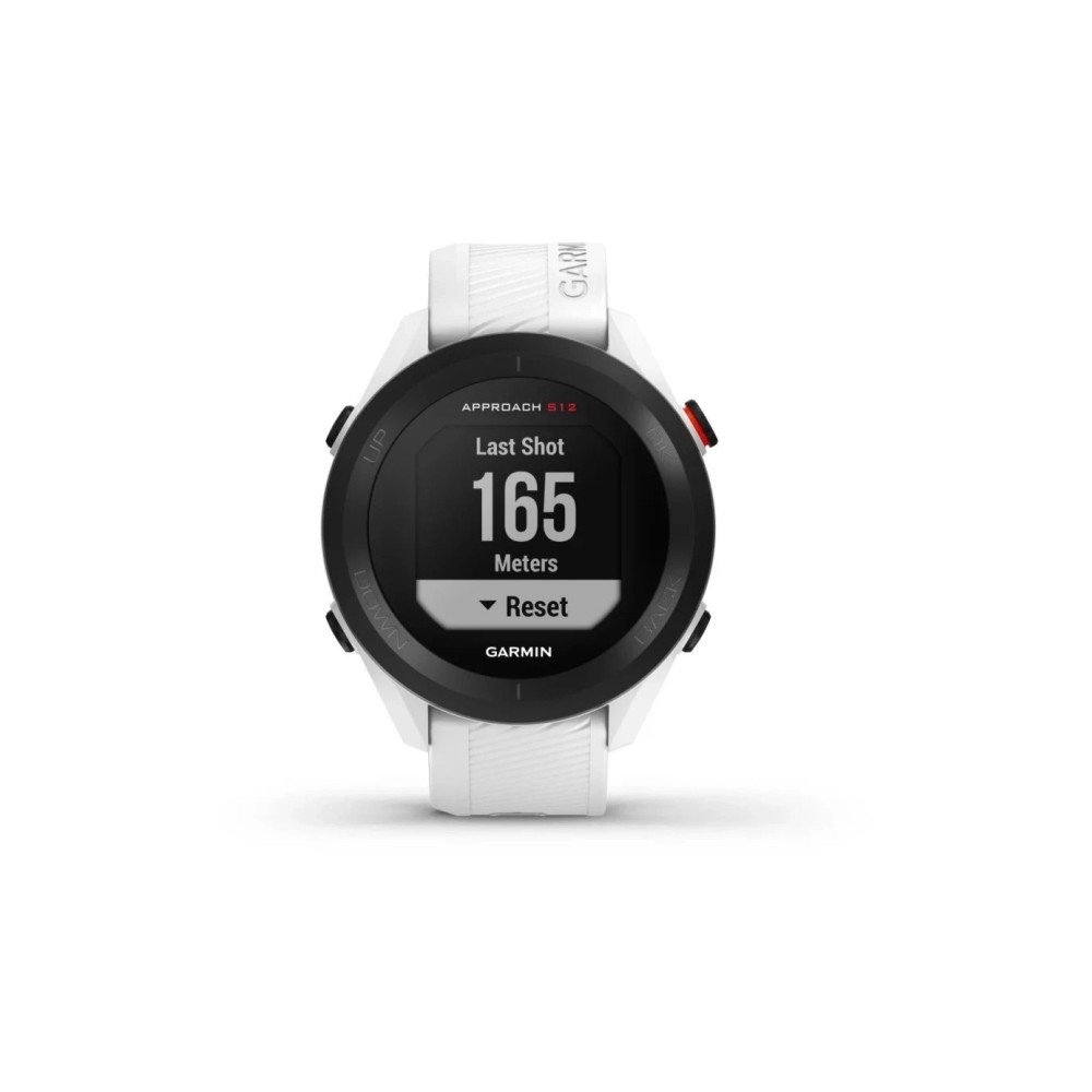 Produktbild för Garmin Approach S12 - vit - sportklocka med rem - 125 MB