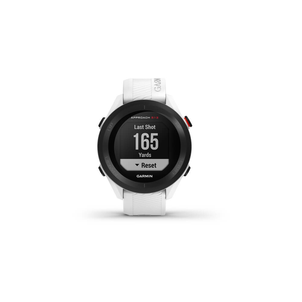 Produktbild för Garmin Approach S12 - vit - sportklocka med rem - 125 MB