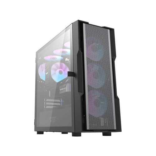 Darkflash Darkflash DK431 mesh-datorchassi + 4 ARGB-fläktar