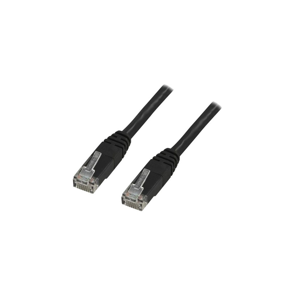 Produktbild för DELTACO TP-603S - patch-kabel - 30 cm - svart