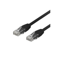Produktbild för DELTACO TP-603S - patch-kabel - 30 cm - svart