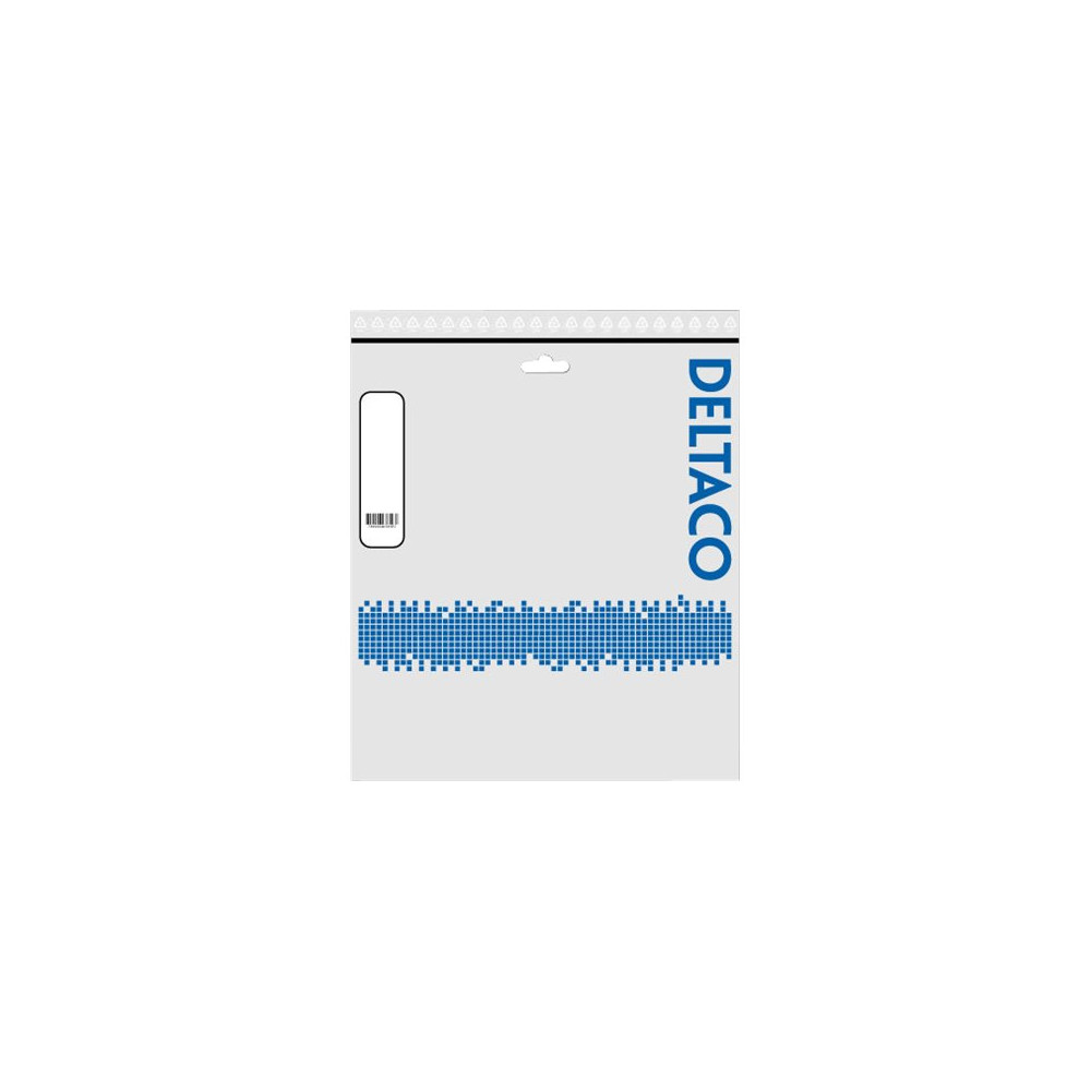 Produktbild för DELTACO TP-603S - patch-kabel - 30 cm - svart
