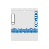 Produktbild för DELTACO TP-603S - patch-kabel - 30 cm - svart