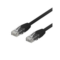Produktbild för DELTACO TP-603S - patch-kabel - 30 cm - svart