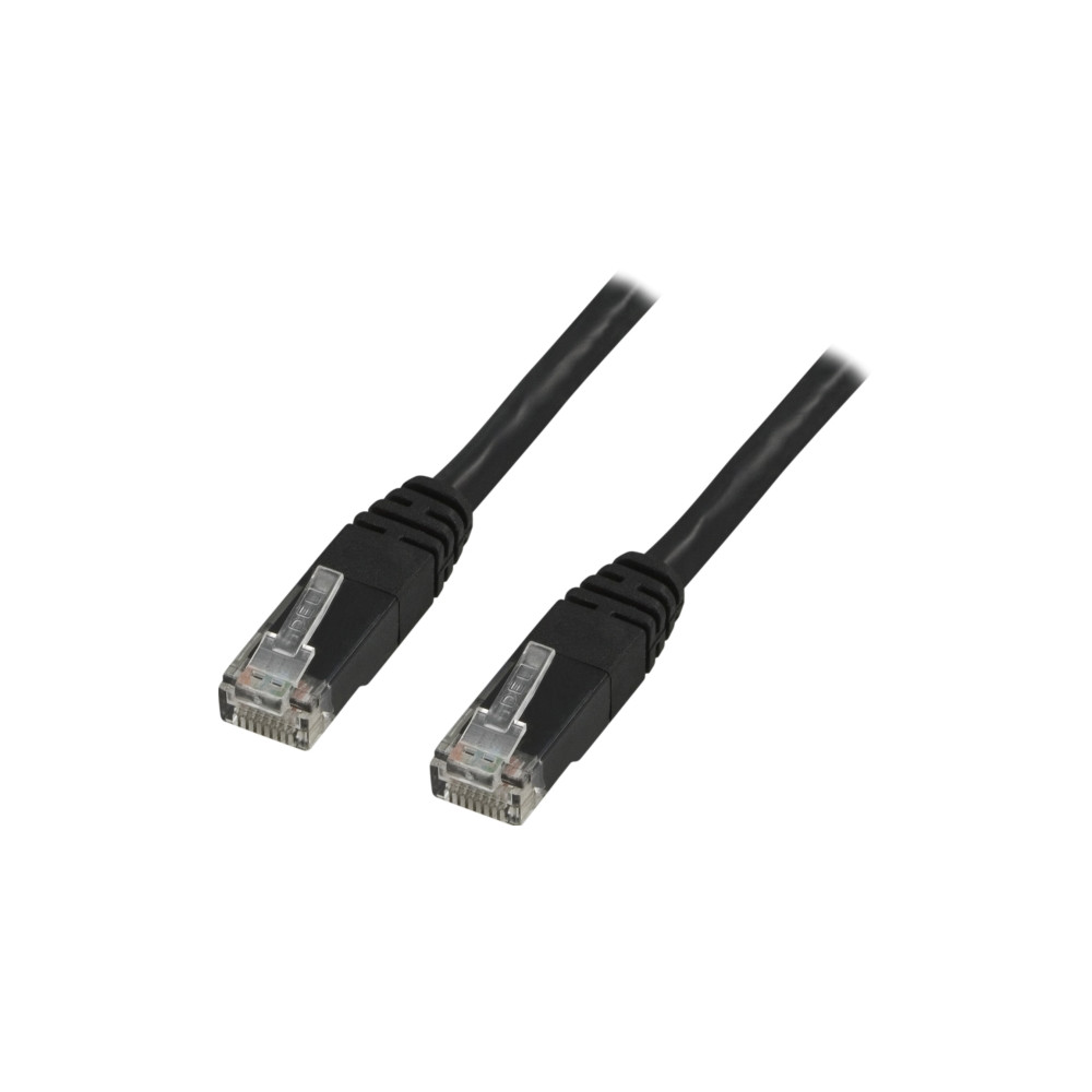 Produktbild för DELTACO TP-603S - patch-kabel - 30 cm - svart