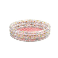 Produktbild för Uppblåsbar pool, plaskdamm för barn FLOWERS 86x25 cm INTEX 5...