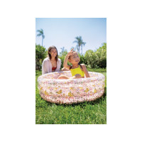 Produktbild för Uppblåsbar pool, plaskdamm för barn FLOWERS 86x25 cm INTEX 5...