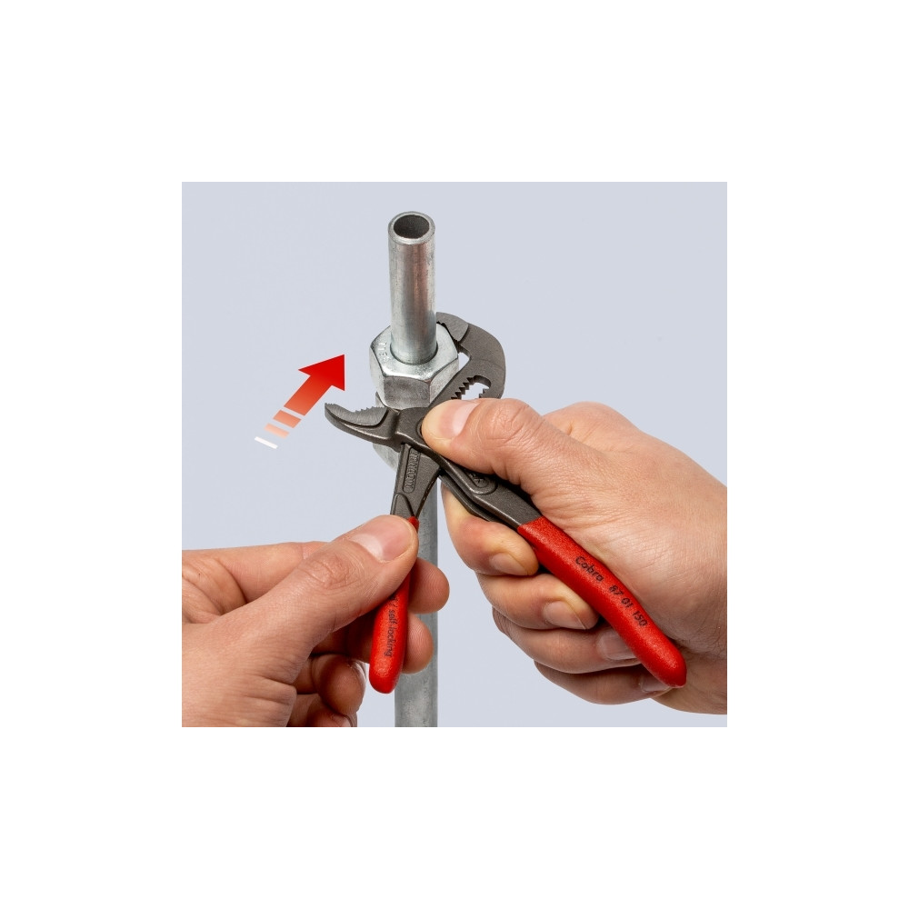 Produktbild för KNIPEX Vattenpump-tång Cobra®längd 150mmMax. kapacitet rund...