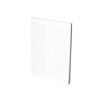 Produktbild för Notesblok OXFORD Office Essentials, sort, toplimet A4, linje...