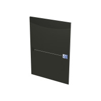 Produktbild för Notesblok OXFORD Office Essentials, sort, toplimet A4, linje...